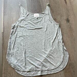 Coveted Clothing Tank in Gray Size Small